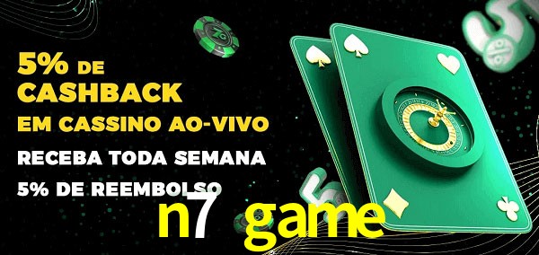 Promoções do cassino ao Vivo n7 game
